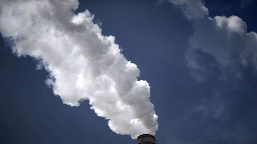 Steam is released from a CITGO refinery in Sulphur