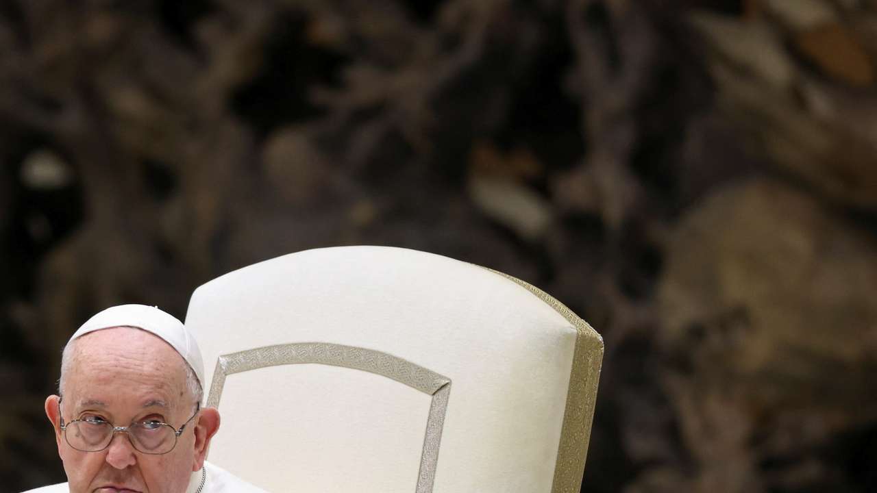 Pope Francis holds a weekly audience at the Vatican
