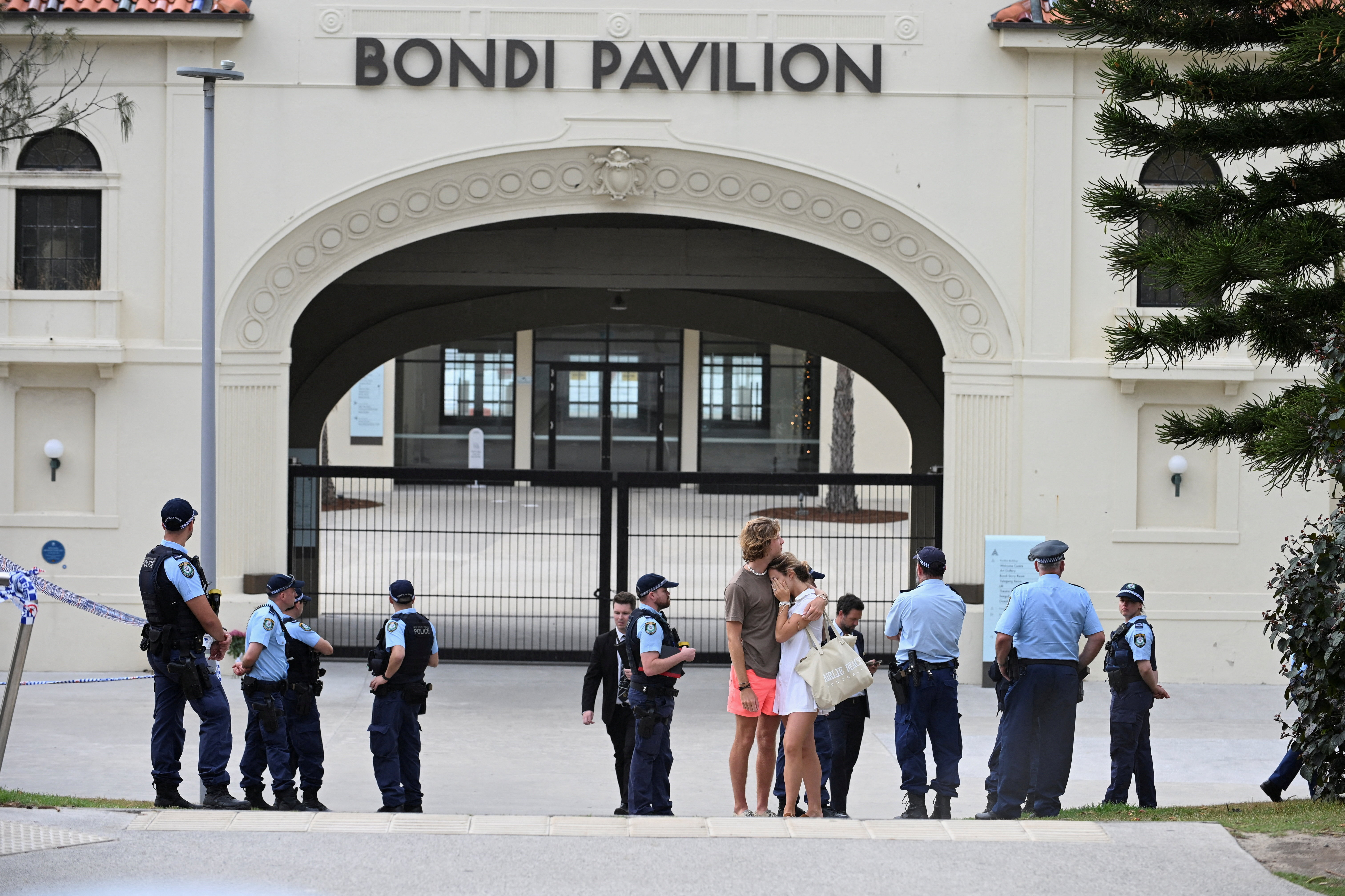 Aftermath of shooting incident at Bondi Beach, in Sydney