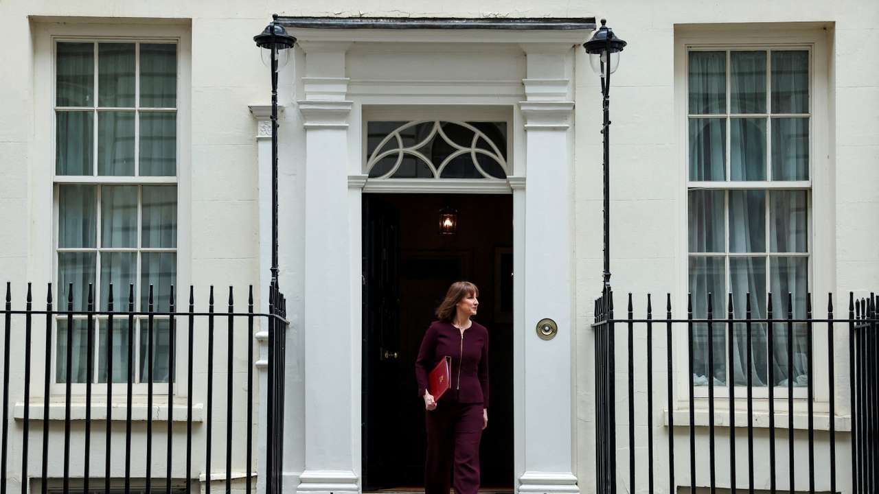 British Chancellor of the Exchequer Rachel Reeves presents Spring Statement, in London