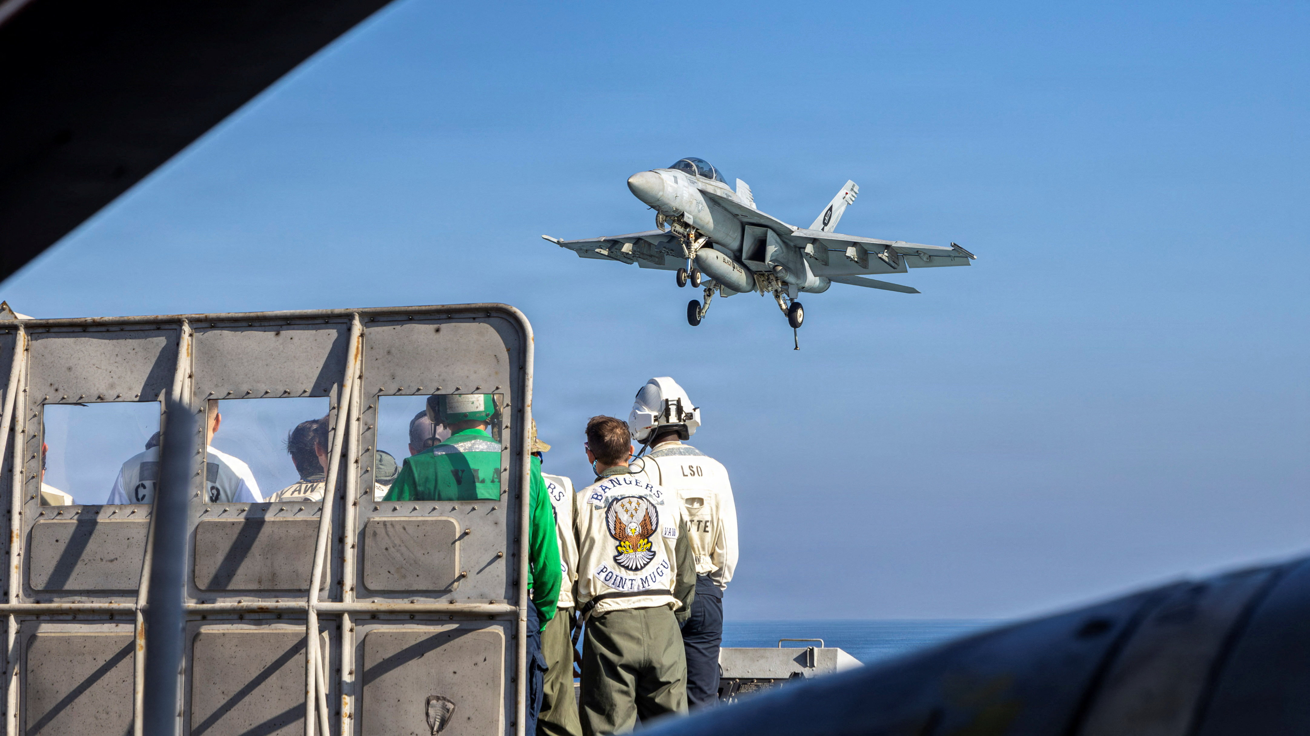 U.S. Navy Nimitz-class aircraft carrier USS Abraham Lincoln operates in the Arabian Sea