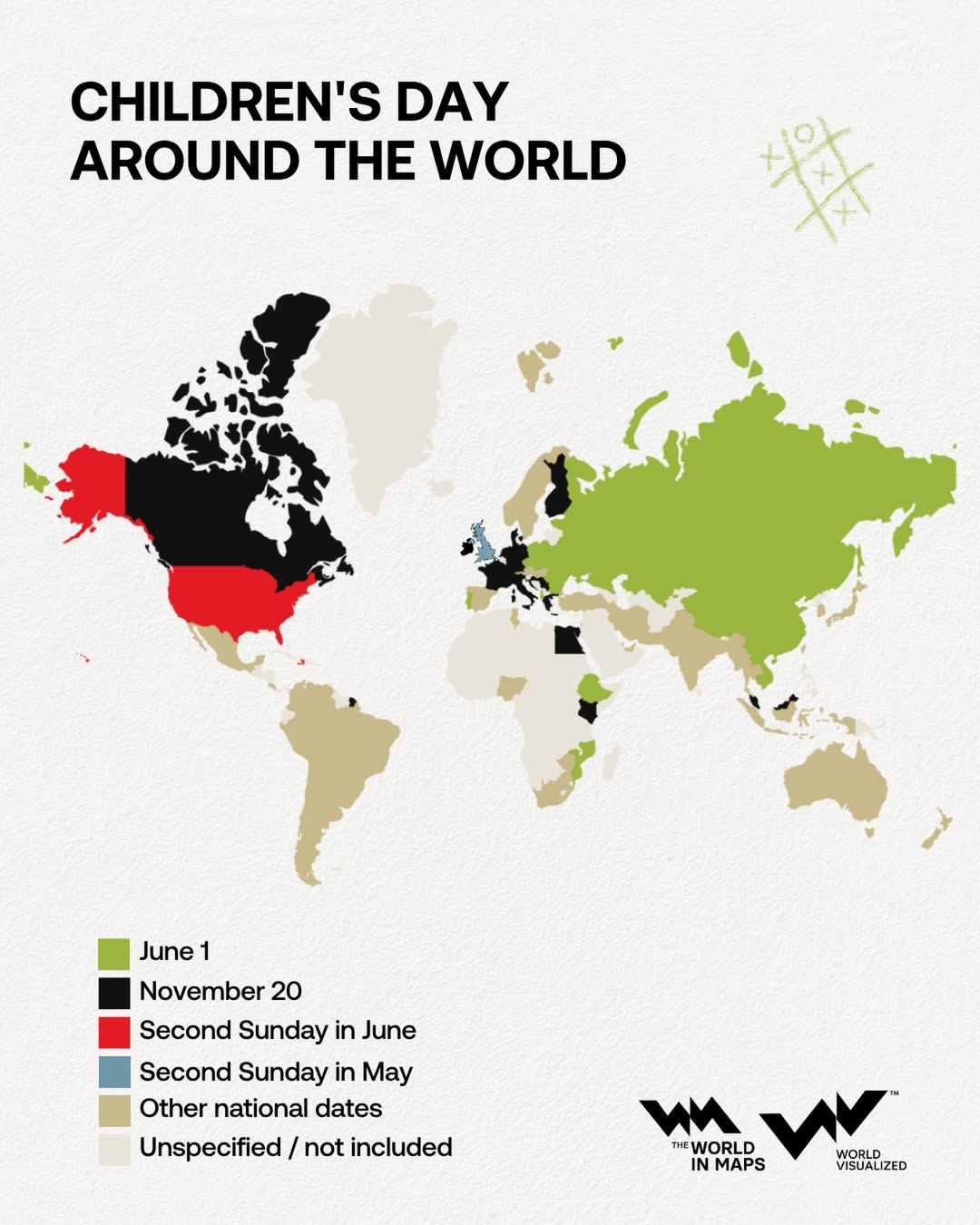 Children's Day celebrated on different dates across the world