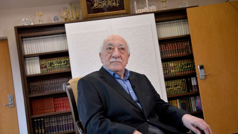 U.S.-based cleric Fethullah Gulen at his home in Saylorsburg