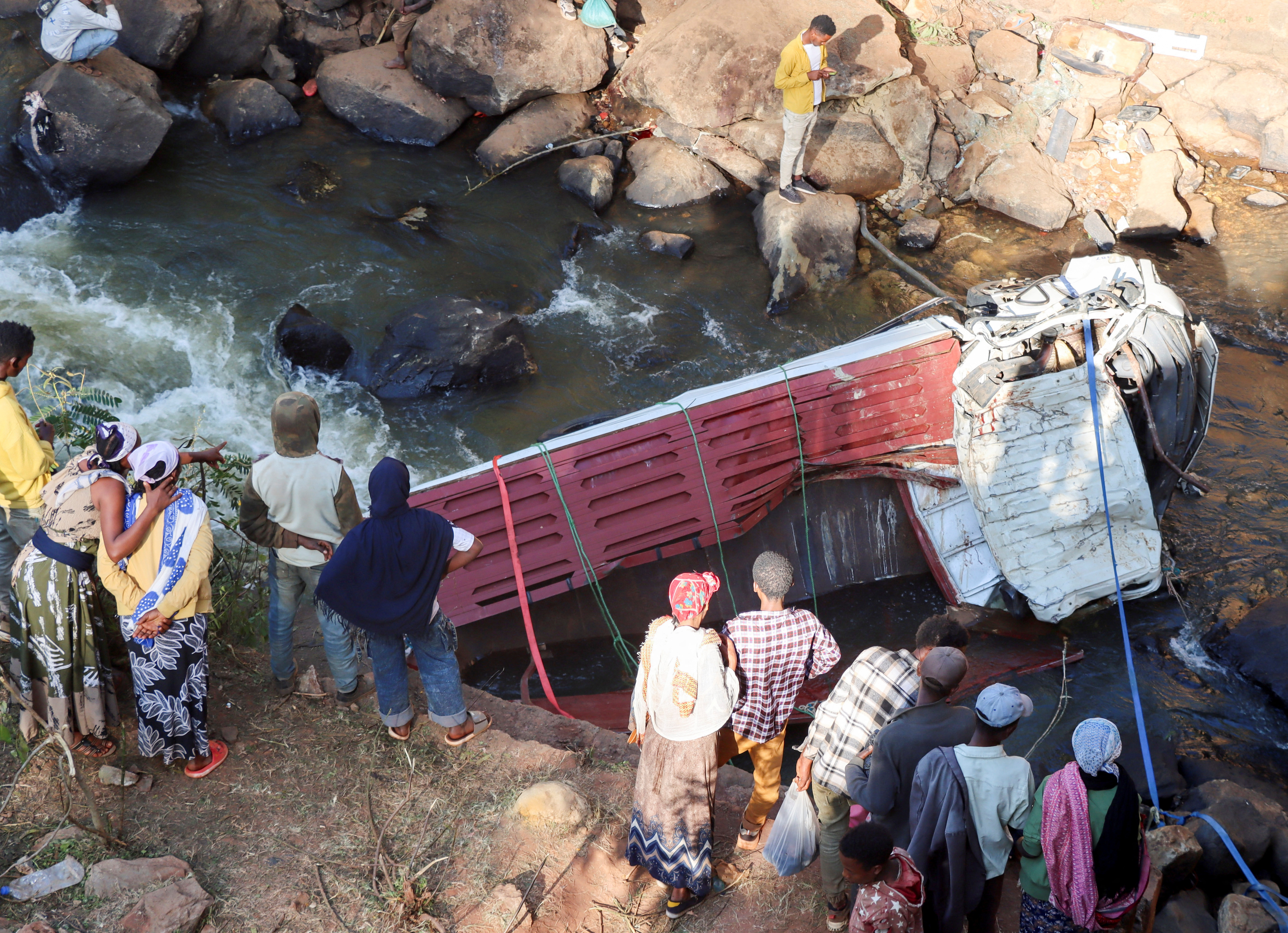 Truck accident in Ethiopia