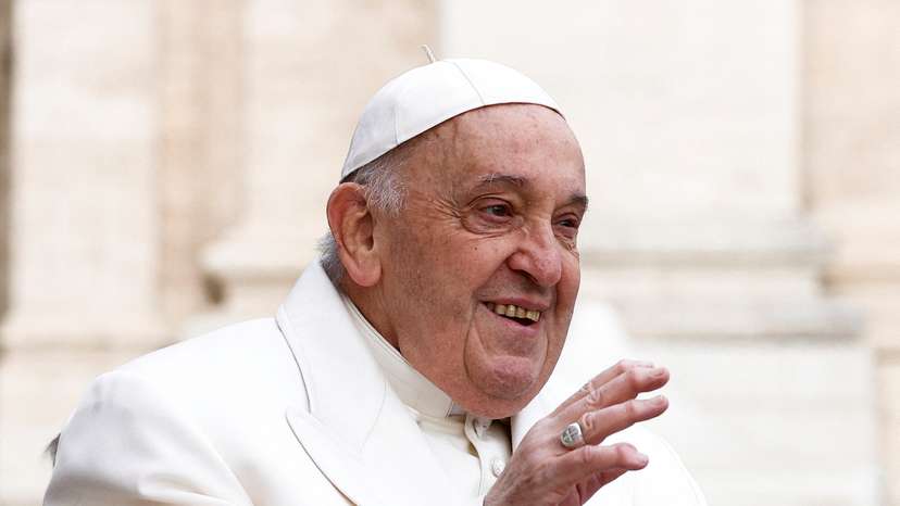 FILE PHOTO: Pope Francis holds weekly general audience at the Vatican