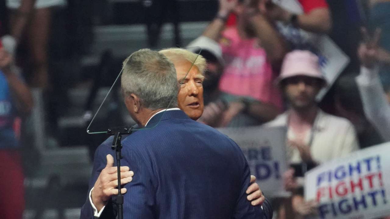 Republican presidential nominee and former U.S. President Trump holds rally in Glendale, Arizona