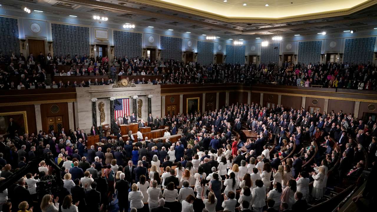 U.S. President Joe Biden delivers State of the Union address at U.S. Capitol in Washington