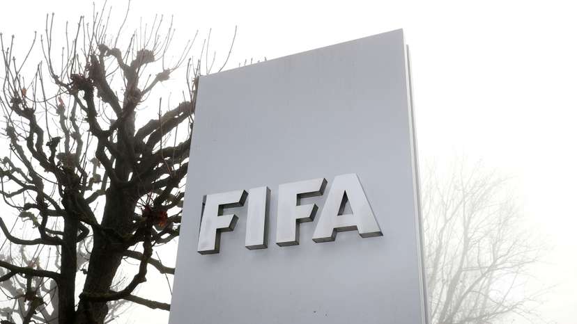 FILE PHOTO: FIFA's logo is seen in Zurich