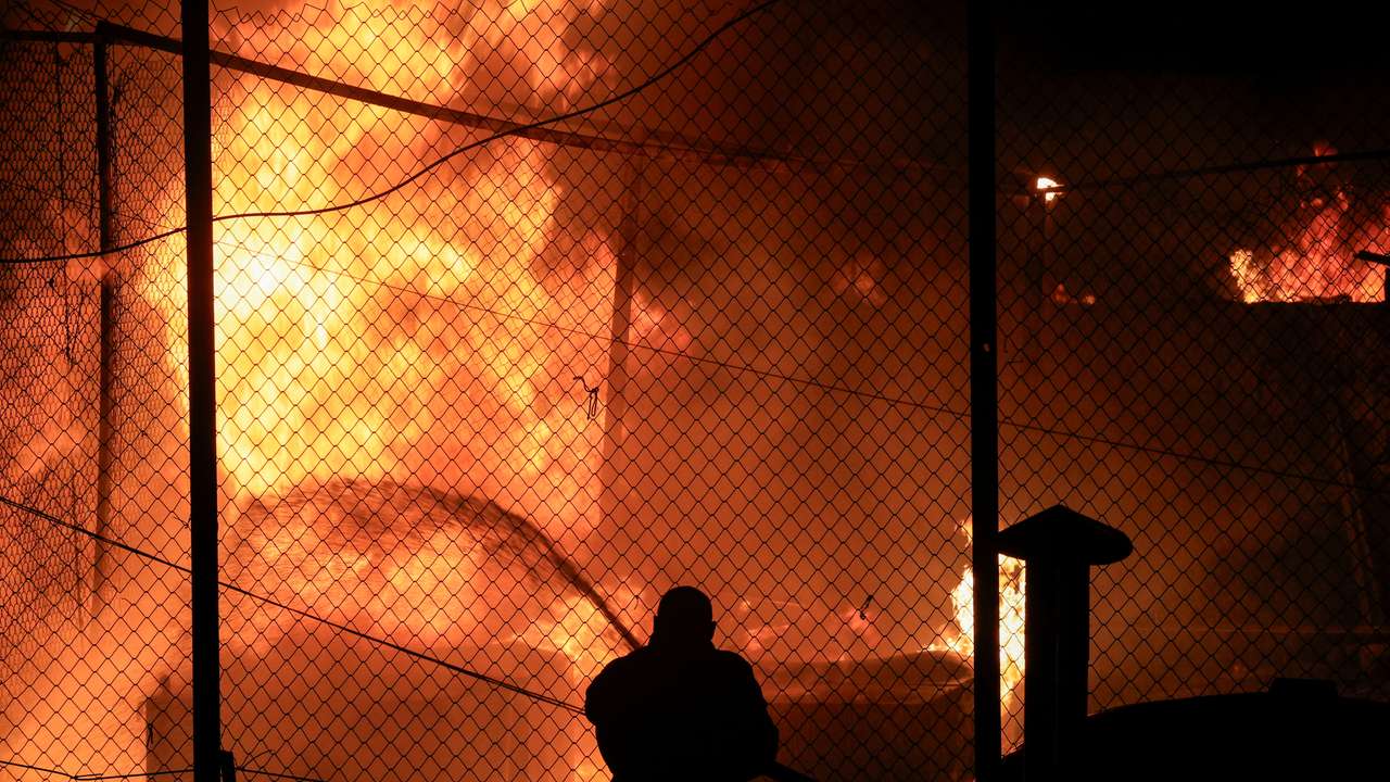 Aftermath of an Israeli air strike, in Beirut