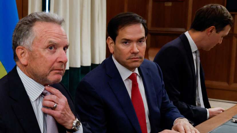 U.S. Secretary of State Rubio, Special Envoy Witkoff, and Jared Kushner meet with a Ukrainian delegation in Hallandale Beach