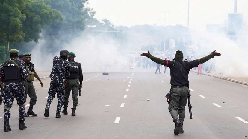 FILE PHOTO: Nigerians begin protests against economic hardship
