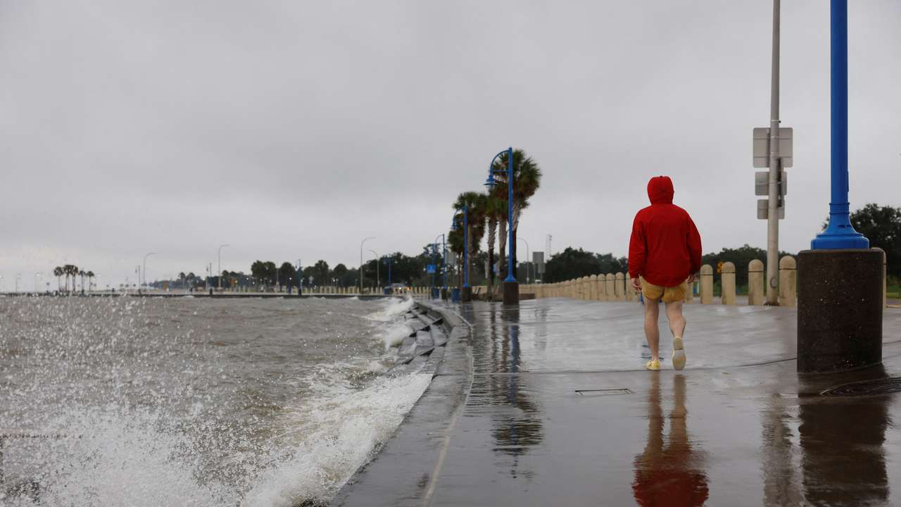 FILE PHOTO: Hurricane Francine intensifies before its expected landfall on the U.S. Gulf Coast