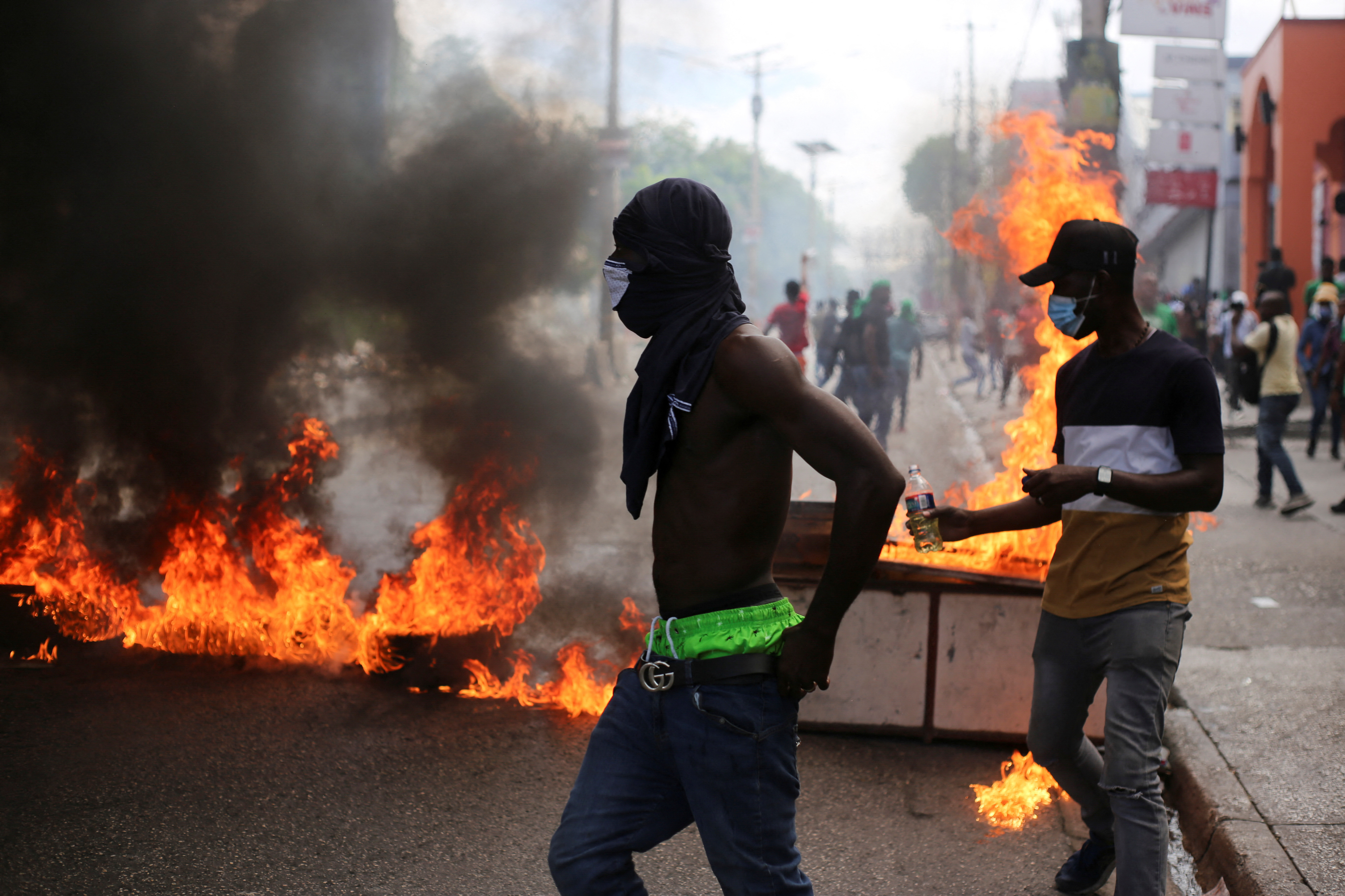Protest against gang-related violence in Port-au-Prince