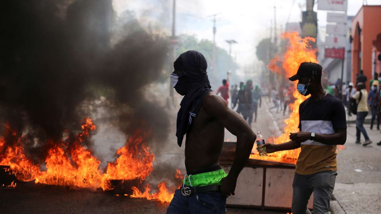 Protest against gang-related violence in Port-au-Prince