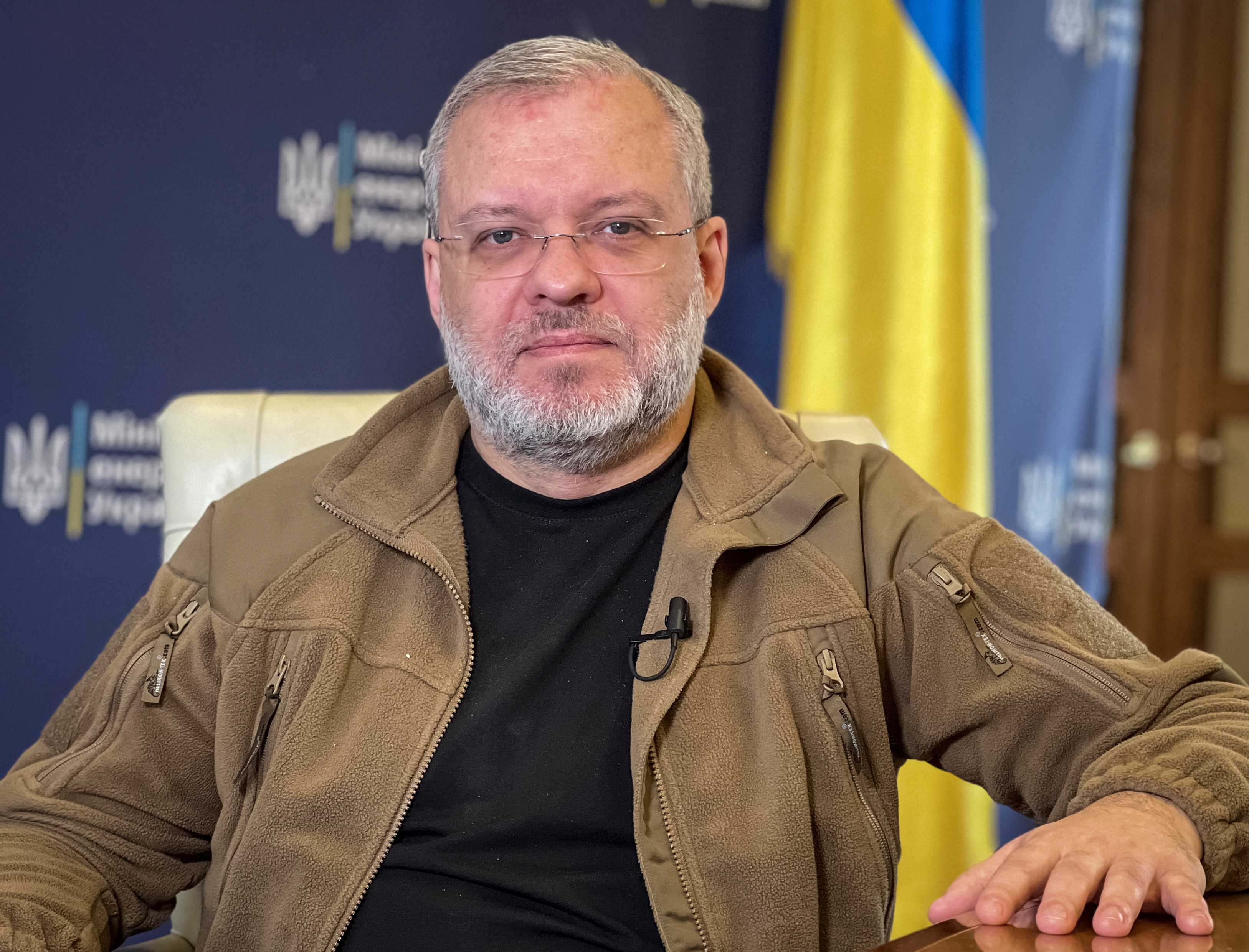 Ukraine's Energy Minister Galushchenko speaks with Reuters in Kyiv