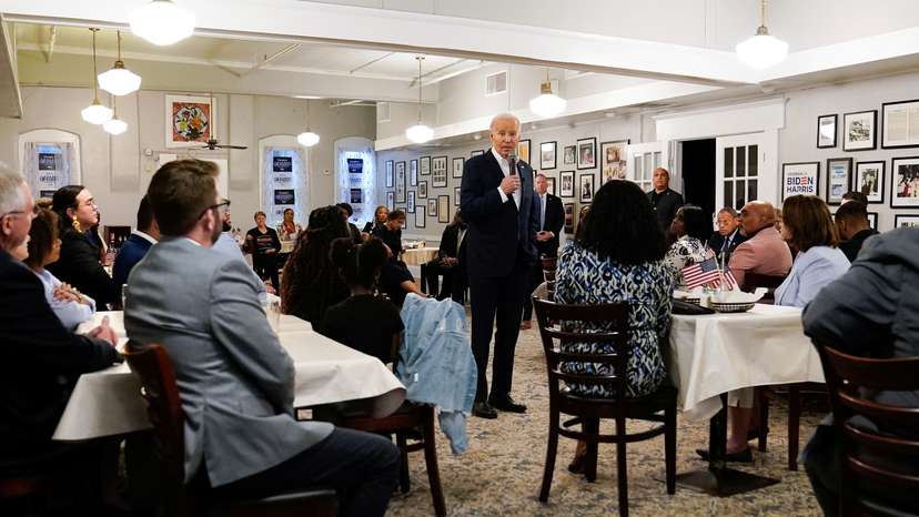 U.S. President Joe Biden visits Atlanta