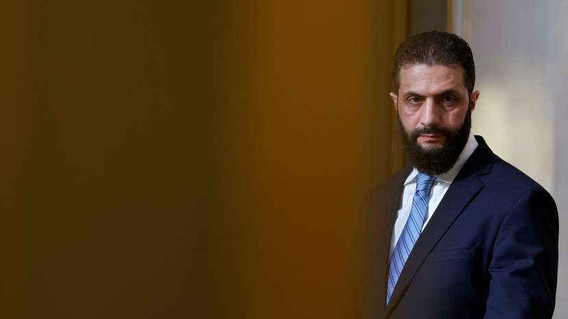 French President Macron meets Syria's President Ahmed al-Sharaa in Paris