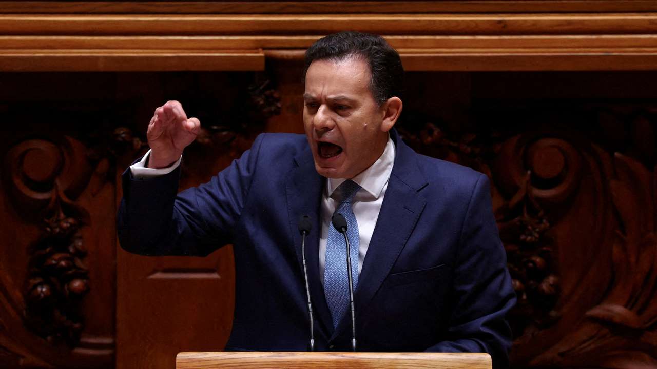 FILE PHOTO: No-confidence motion at the parliament, in Lisbon