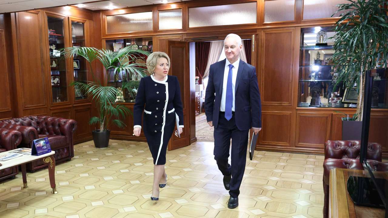Nominee for Russian defence minister Belousov visits Federation Council