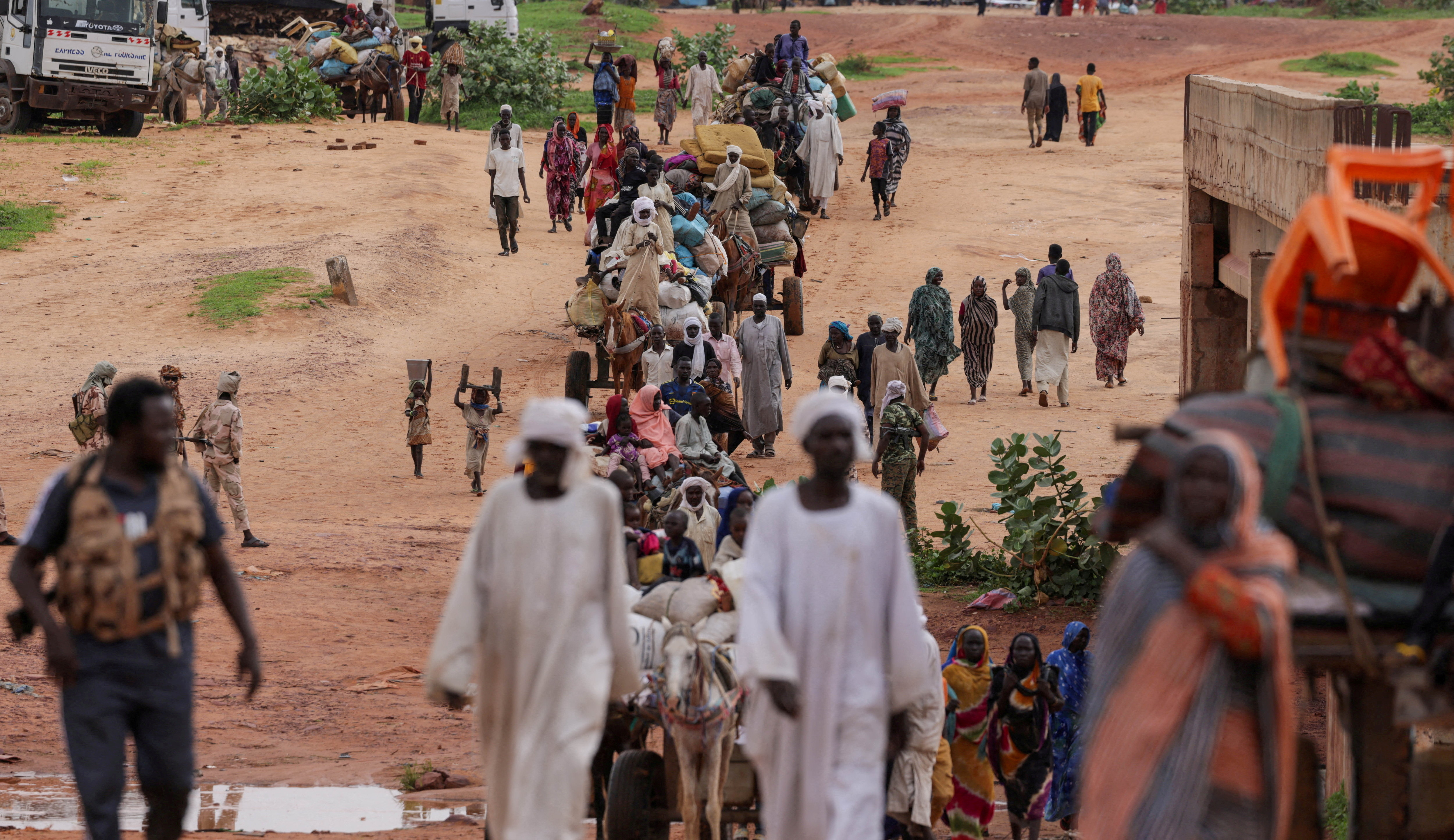 FILE PHOTO: Fleeing Sudanese seek refuge in Chad