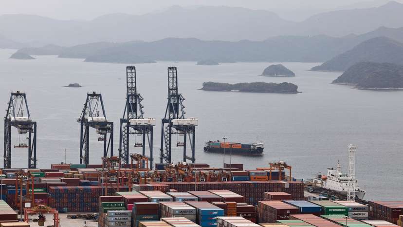 Yantian port in Shenzhen, Guangdong province