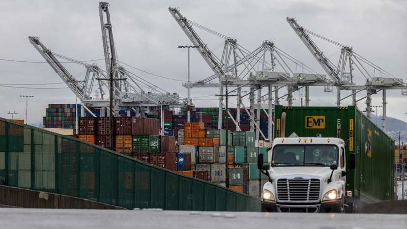 FILE PHOTO: Shipping containers are seen at the port of Oakland, as trade tensions continue over U.S. tariffs with China, in Oakland, California
