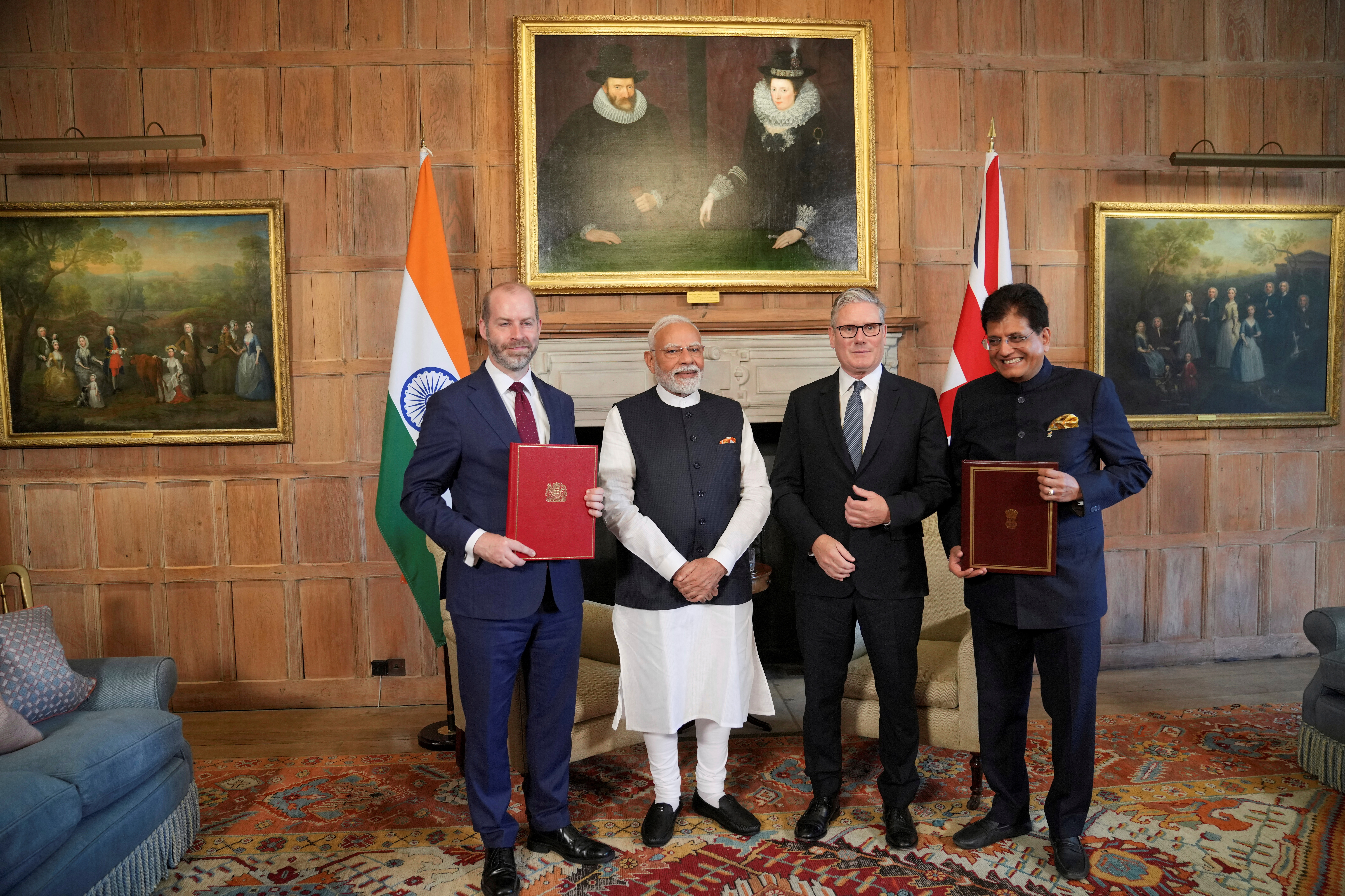 Indian PM Modi visits Britain