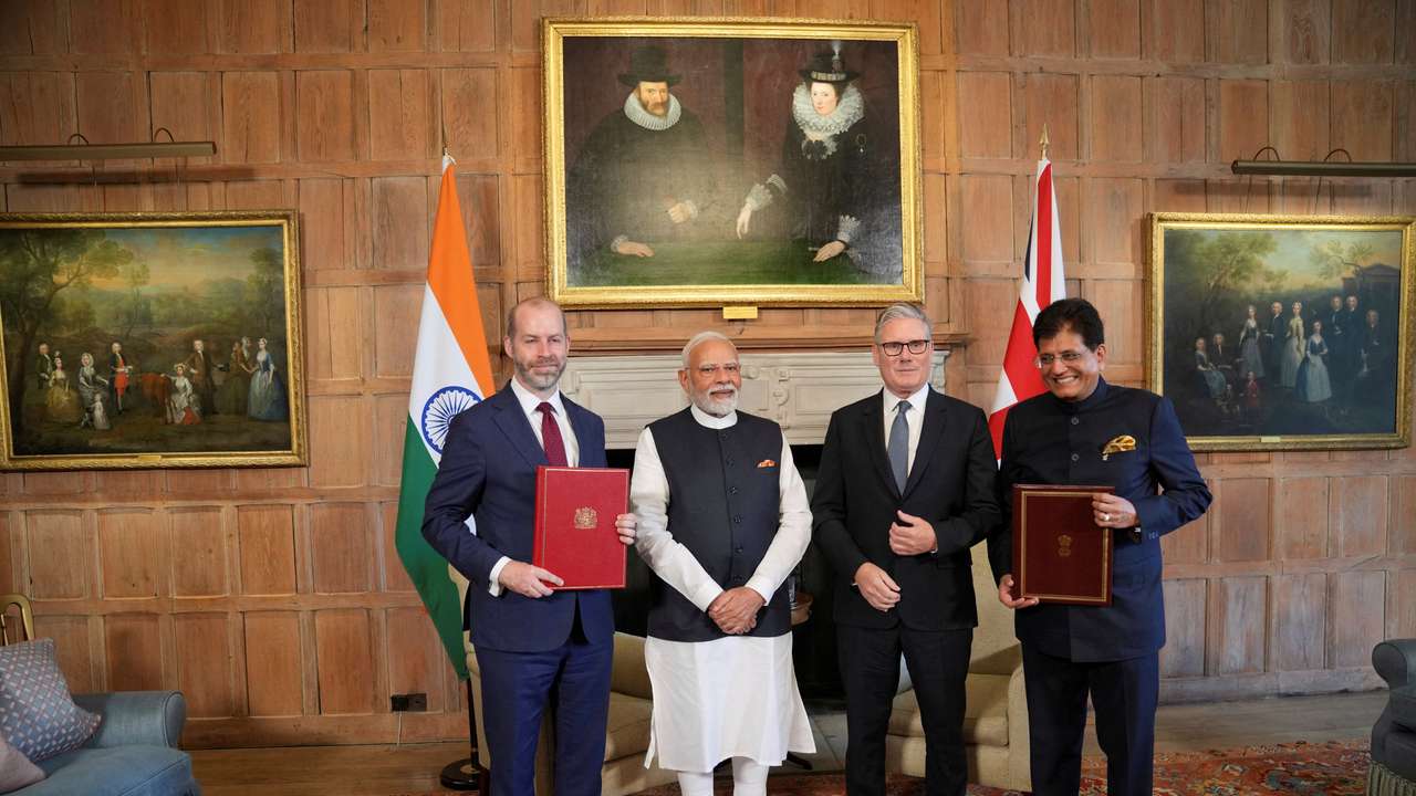 Indian PM Modi visits Britain