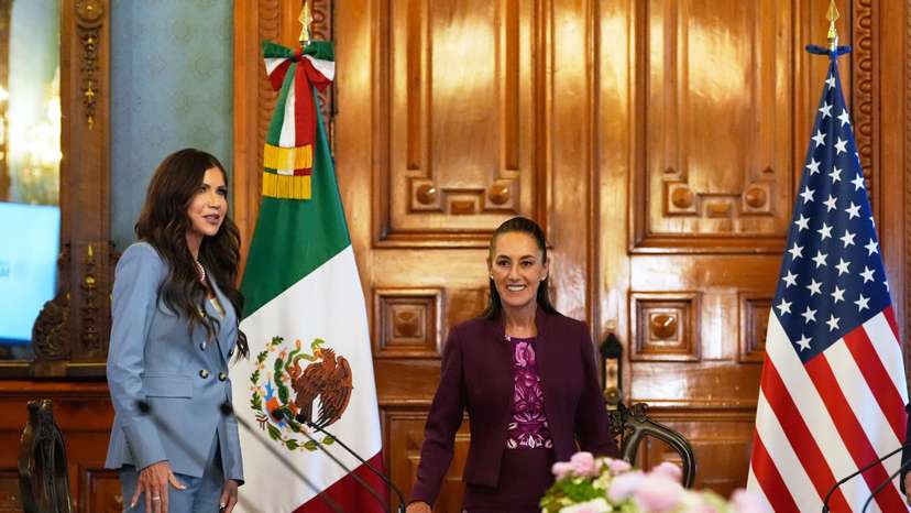 U.S. Homeland Security Secretary Kristi Noem visits Mexico