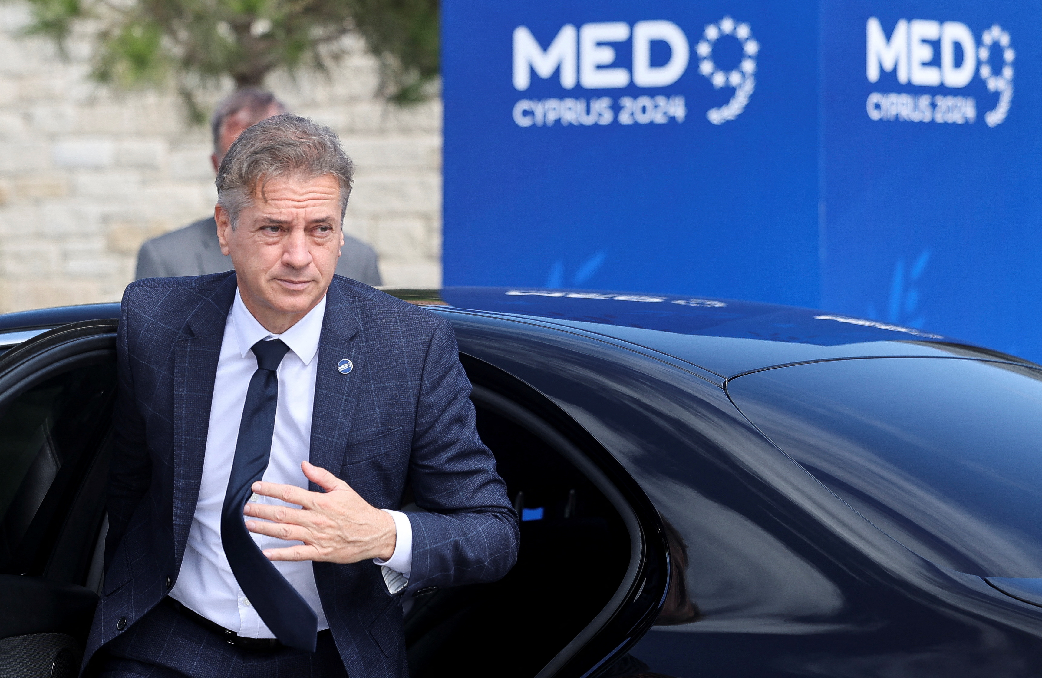 Leaders of EU Mediterranean countries meet, in Cyprus
