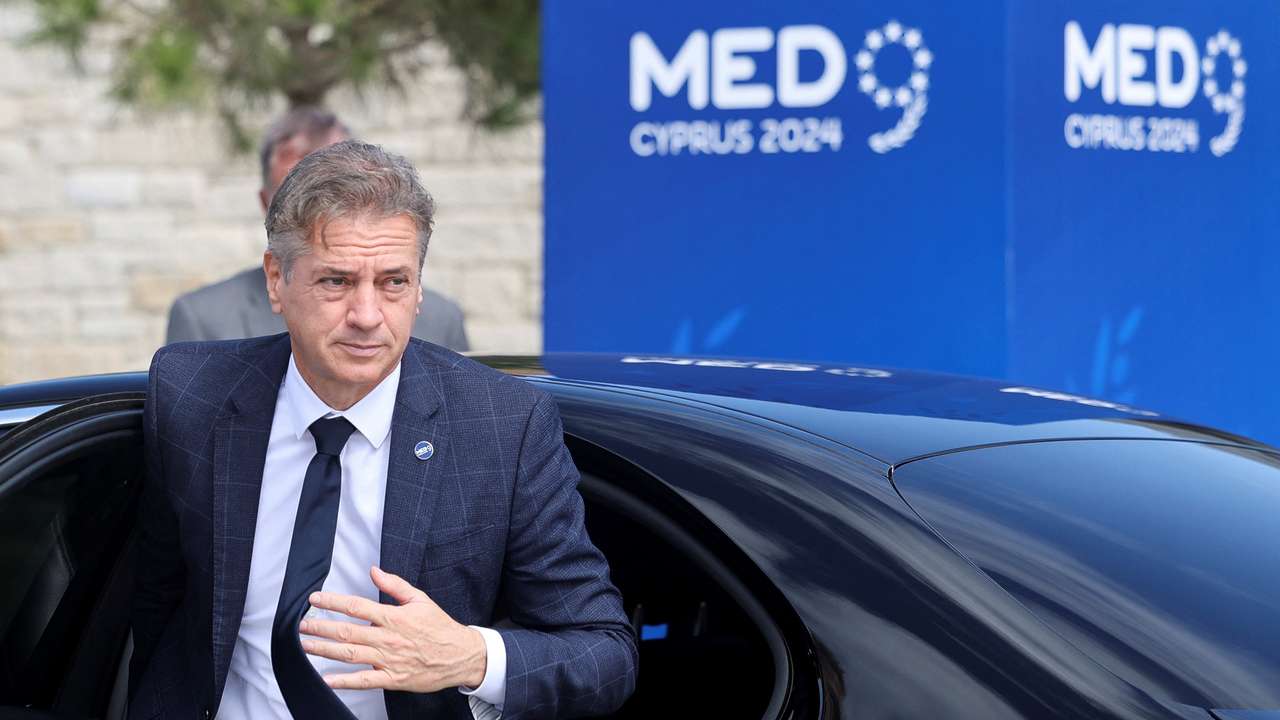 Leaders of EU Mediterranean countries meet, in Cyprus