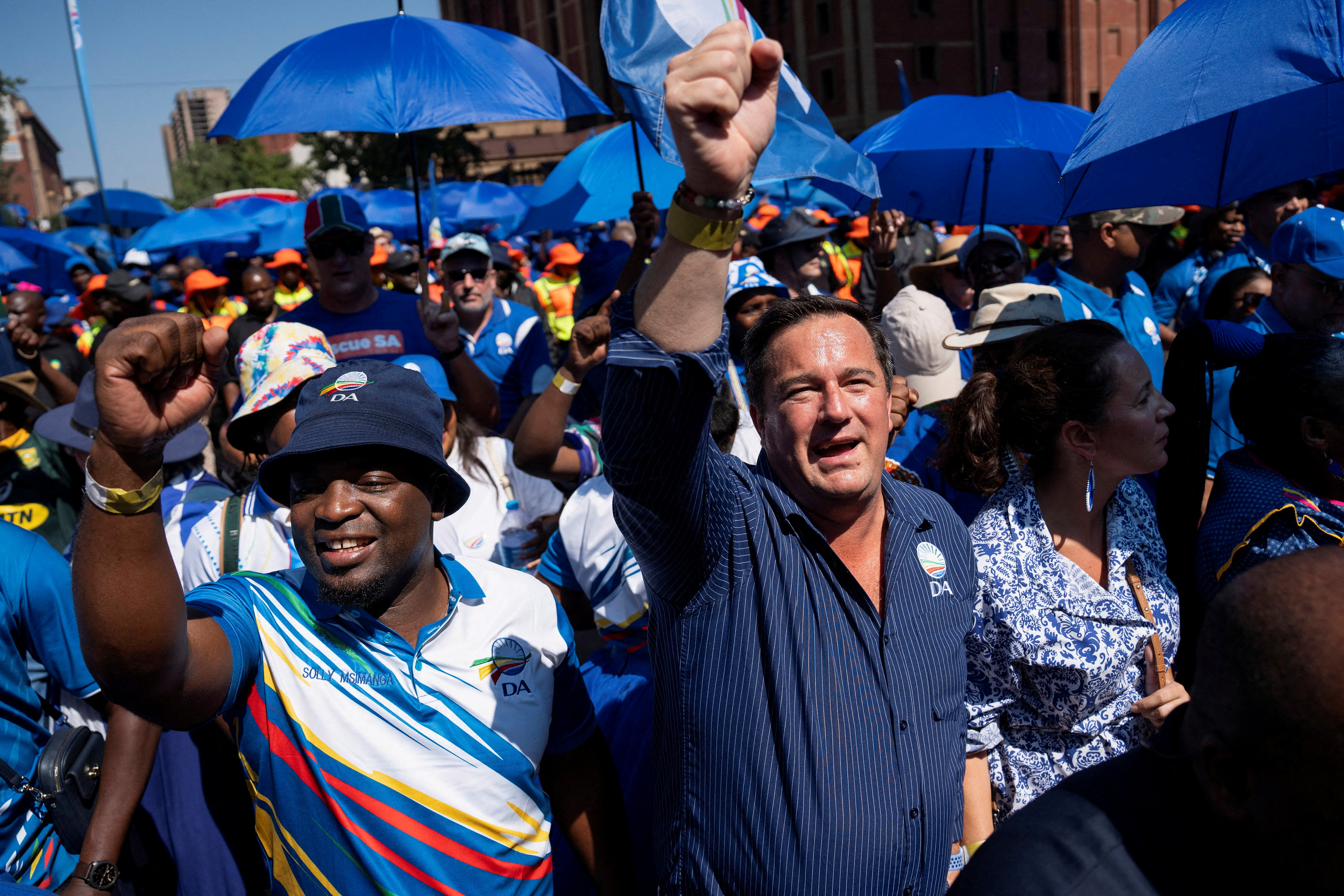 FILE PHOTO: South Africa's biggest opposition party, the Democratic Alliance, manifesto launch in Pretoria