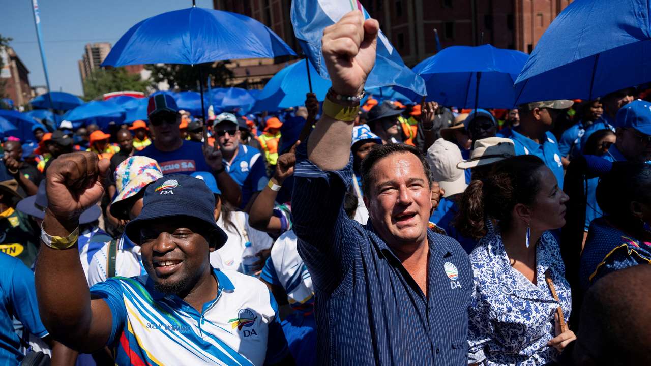 FILE PHOTO: South Africa's biggest opposition party, the Democratic Alliance, manifesto launch in Pretoria