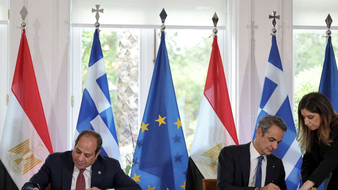 Egypt's President Abdel Fattah al-Sisi visits Greece to sign cooperation agreements