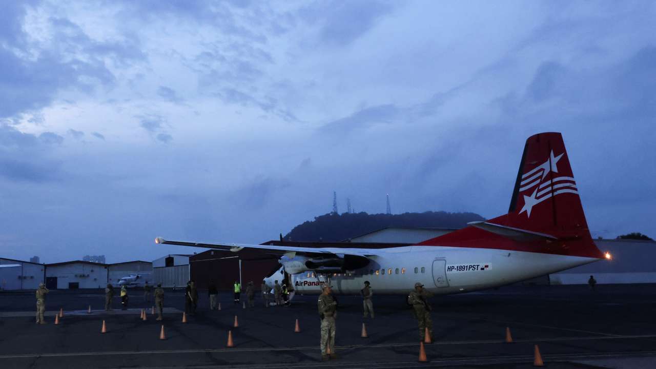 First U.S. funded migrant repatriation flight departs from Panama City