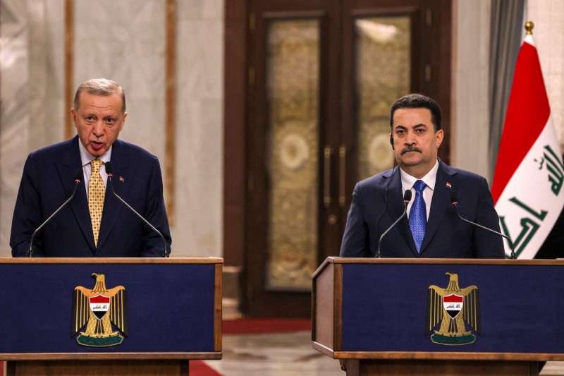 Turkey's President Erdogan visits Iraq
