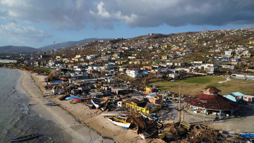 Aftermath of Hurricane Melissa, in White House