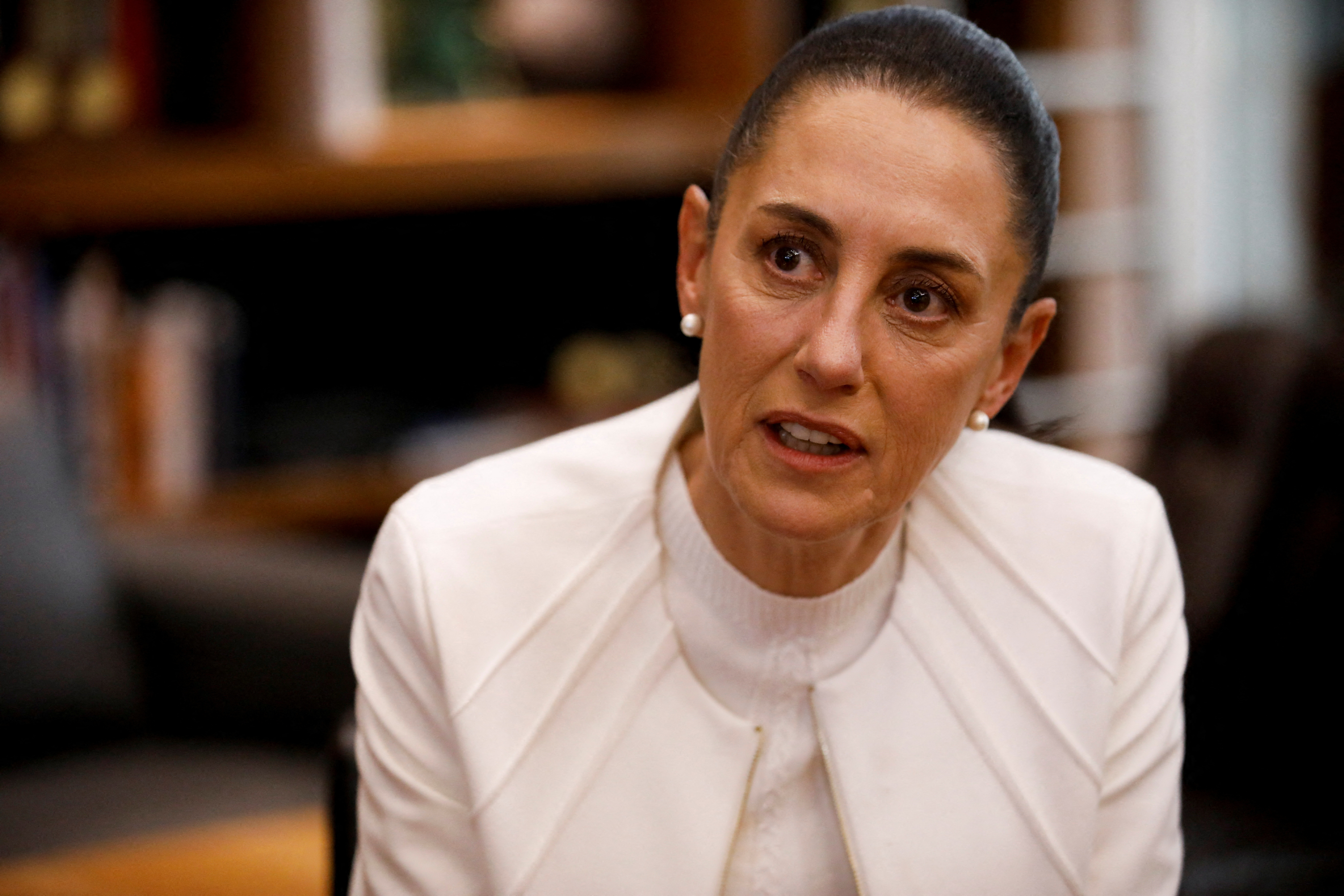 Mexico City’s Mayor Claudia Sheinbaum interviewed in Mexico City