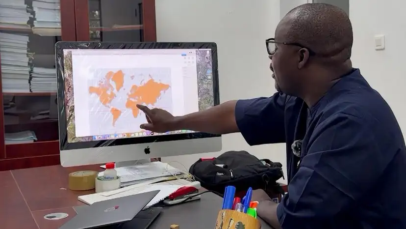 Africa - Togo - World Map
