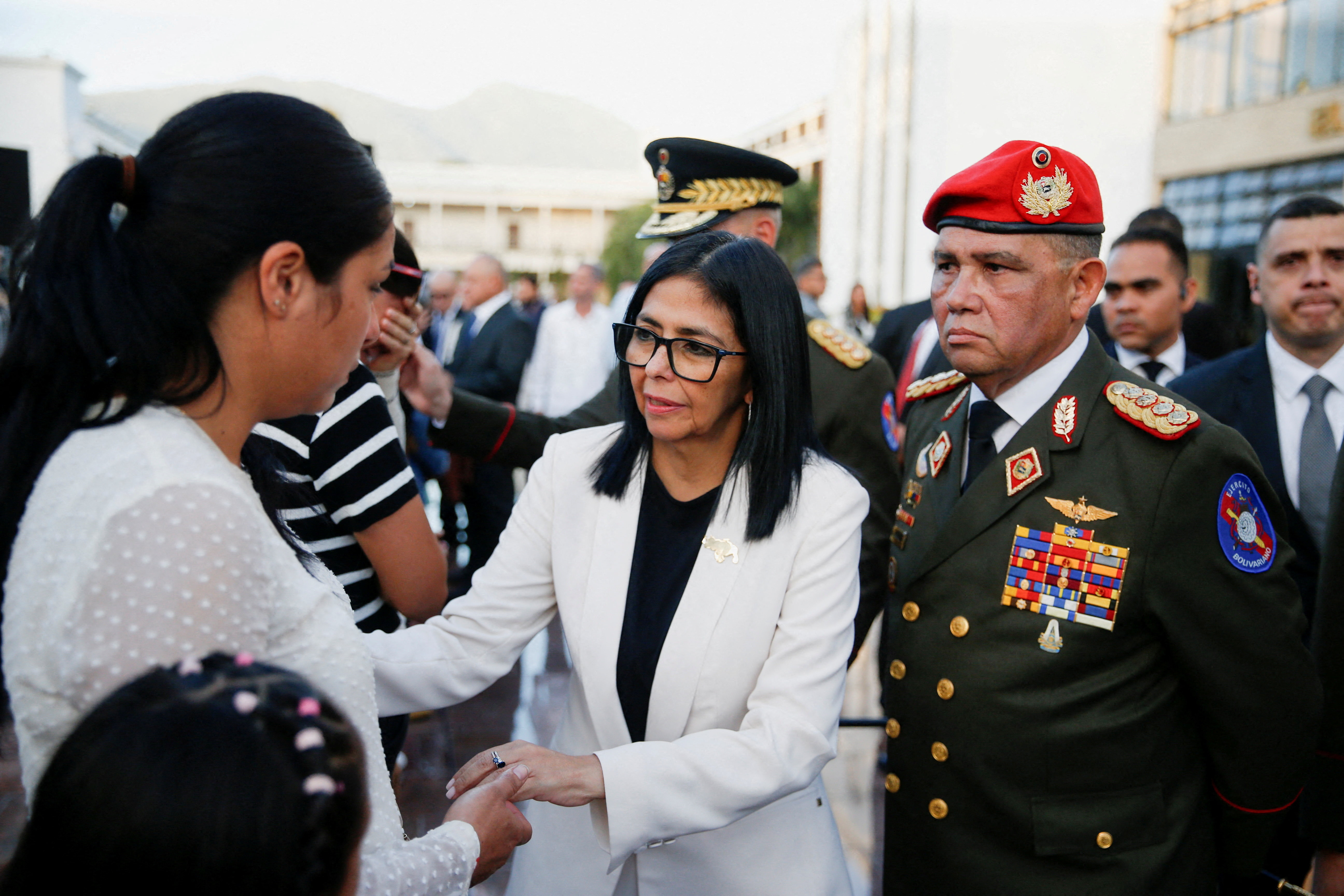 Ceremony, honouring Venezuelan and Cuban military and security personnel who died during a U.S. operation to capture Venezuela’s President Maduro and his wife, in Caracas
