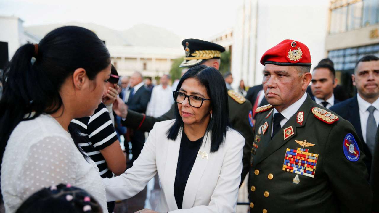Ceremony, honouring Venezuelan and Cuban military and security personnel who died during a U.S. operation to capture Venezuela’s President Maduro and his wife, in Caracas