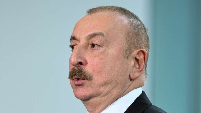 FILE PHOTO: President of Azerbaijan Ilham Aliyev visits Berlin
