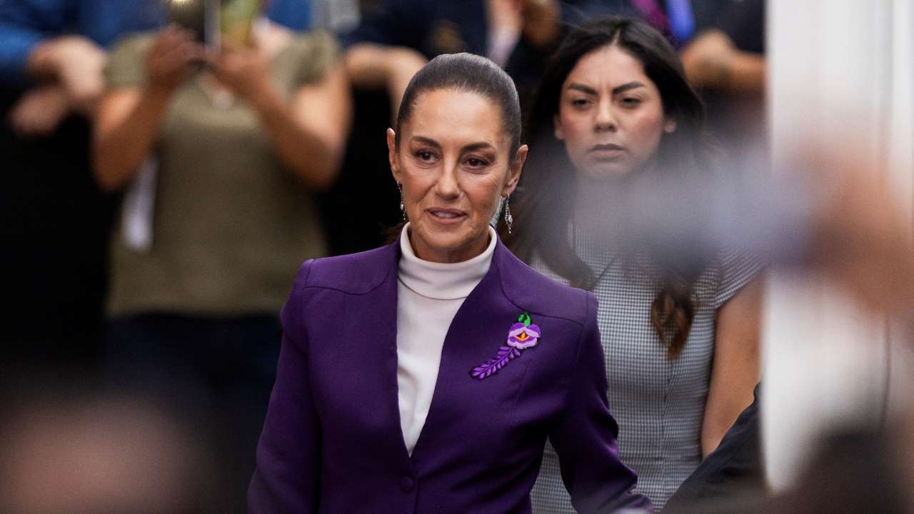 Presidential candidates' arrival for the last presidential debate at the Tlatelolco University Cultural Center, in Mexico City
