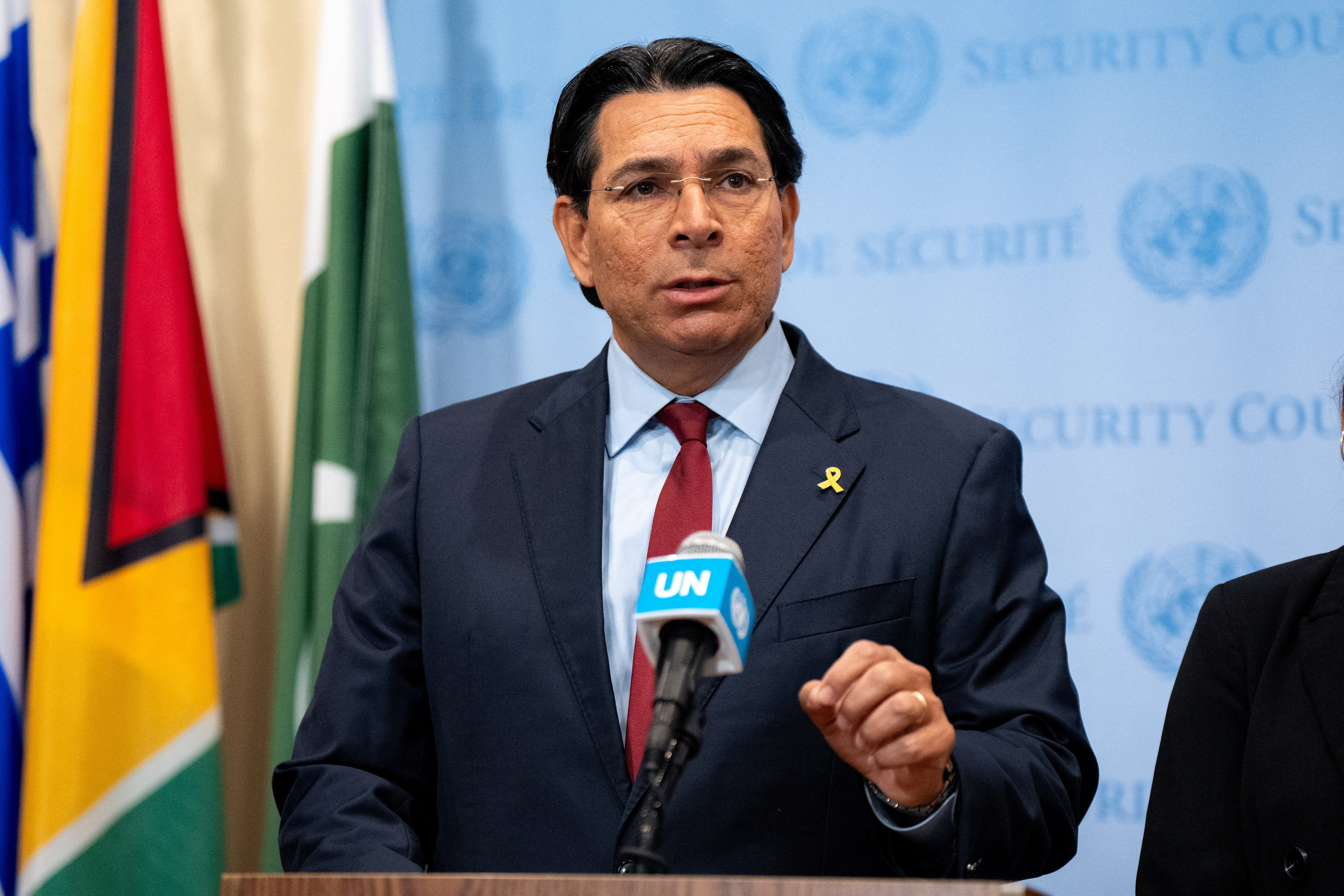 U.N. Security Council meeting on Israel and Palestinian conflict in New York