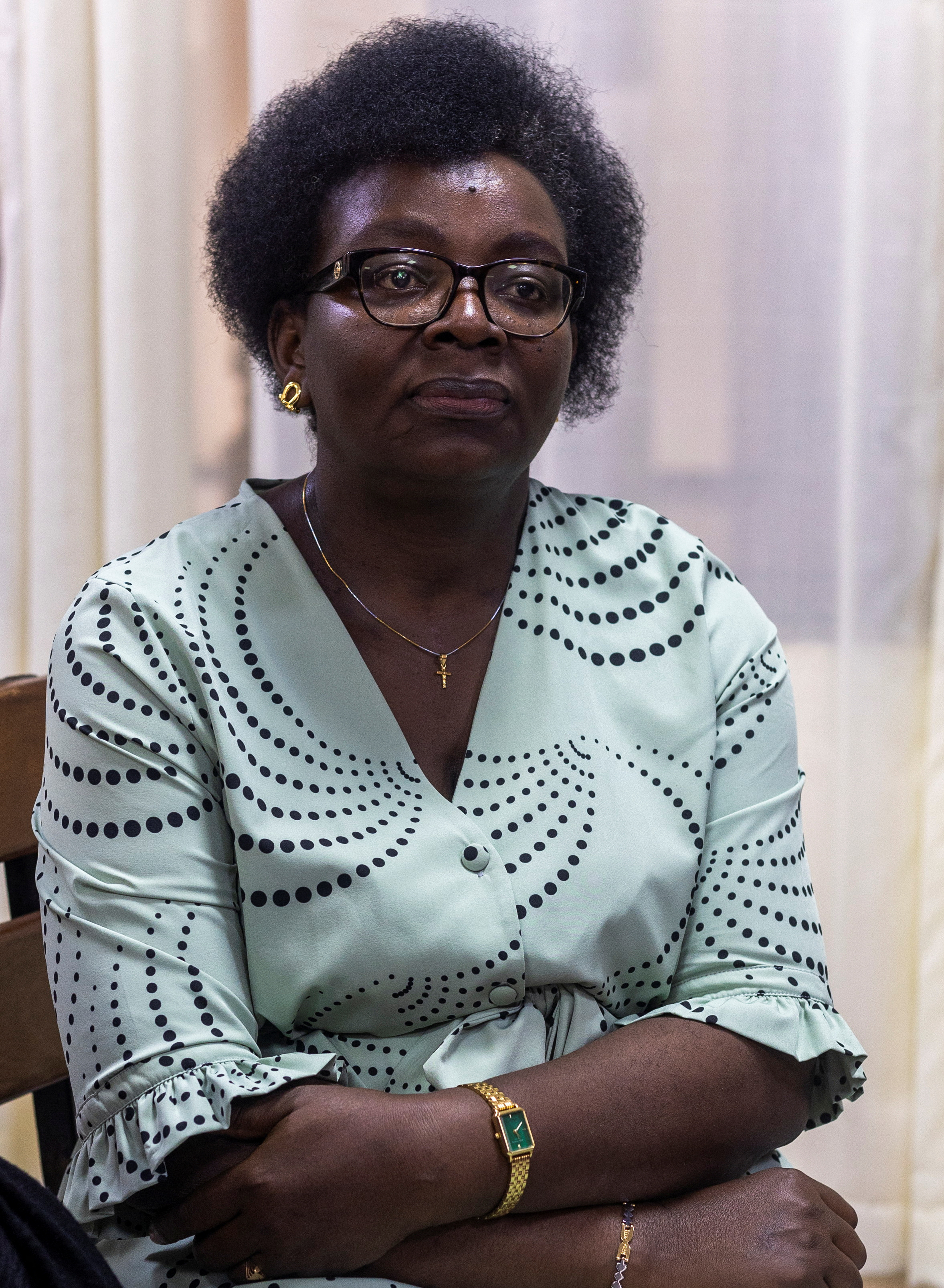 Rwandan Opposition politician Victoire Ingabire appears at the High Court in Kigali