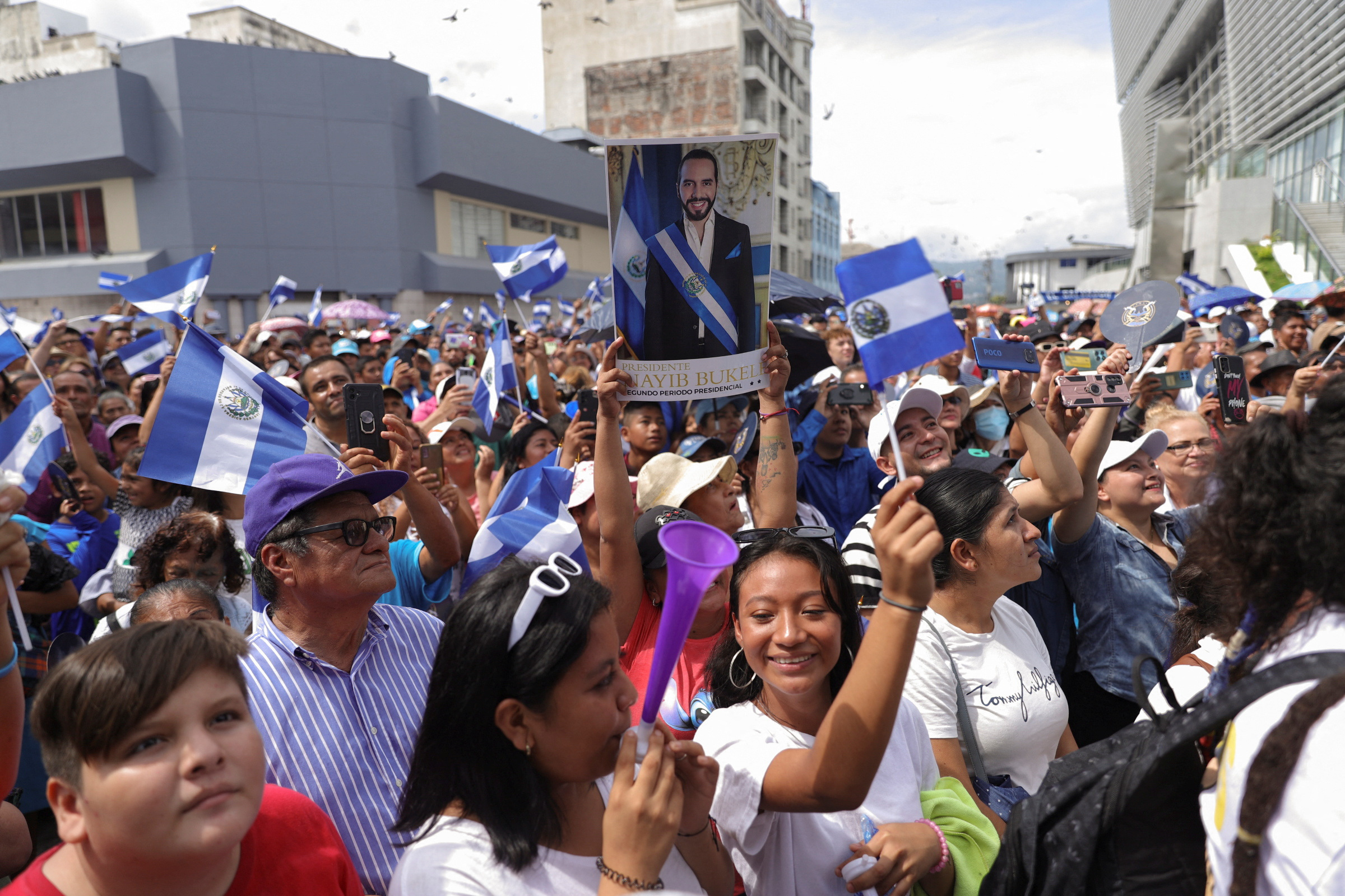El Salvador's President Bukele's swearing-in ceremony in San Salvador