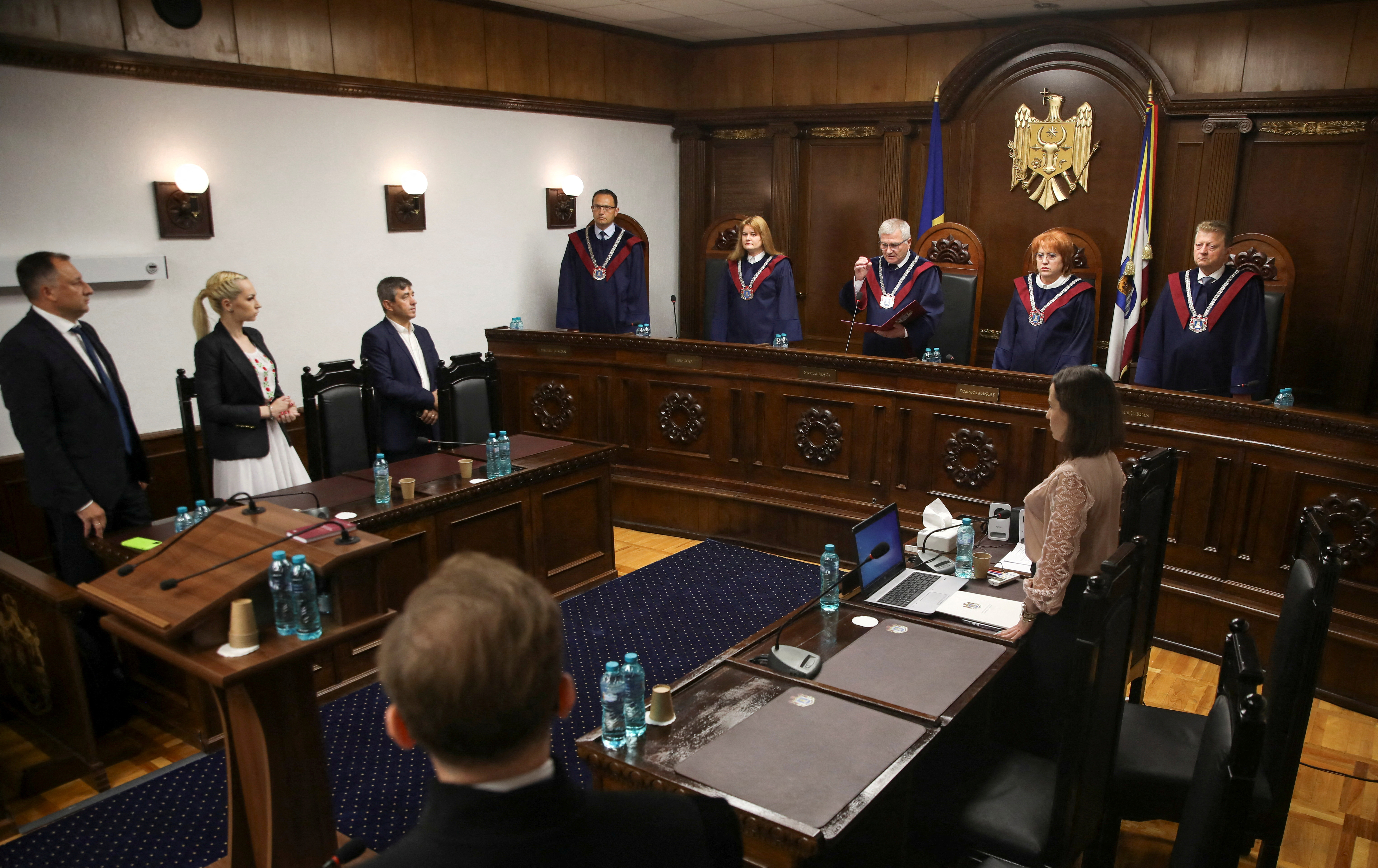 FILE PHOTO: Moldova's court hearing to verify constitutionality of Shor party