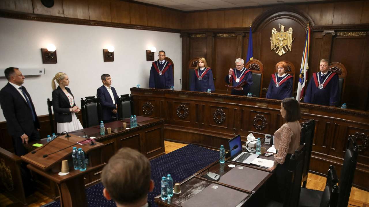 FILE PHOTO: Moldova's court hearing to verify constitutionality of Shor party