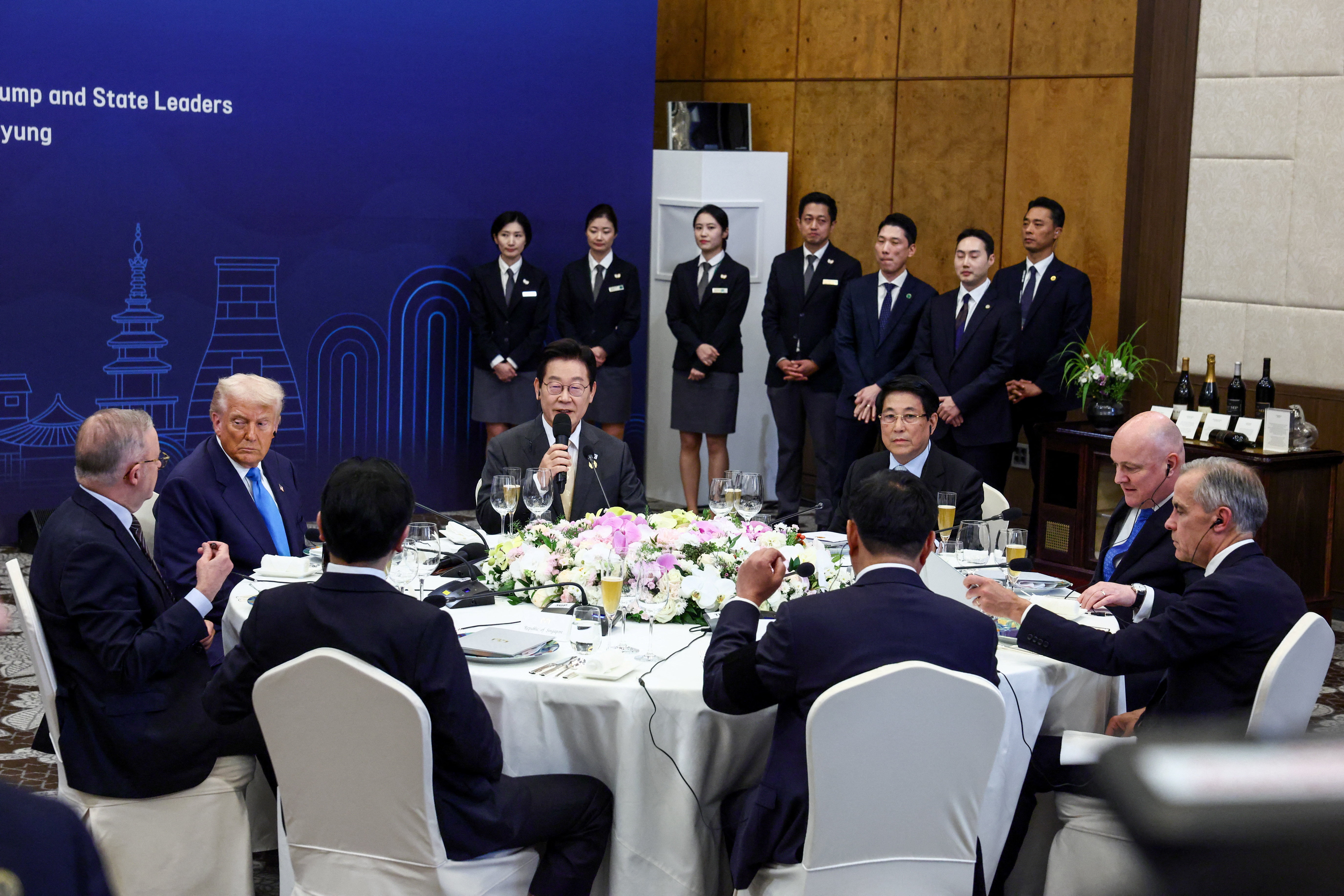 U.S. President Donald Trump visits South Korea