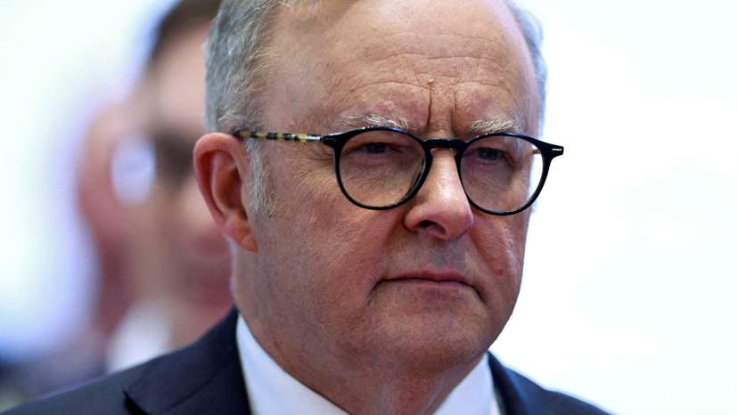 FILE PHOTO: Australian Prime Minister Anthony Albanese in Vientiane, Laos